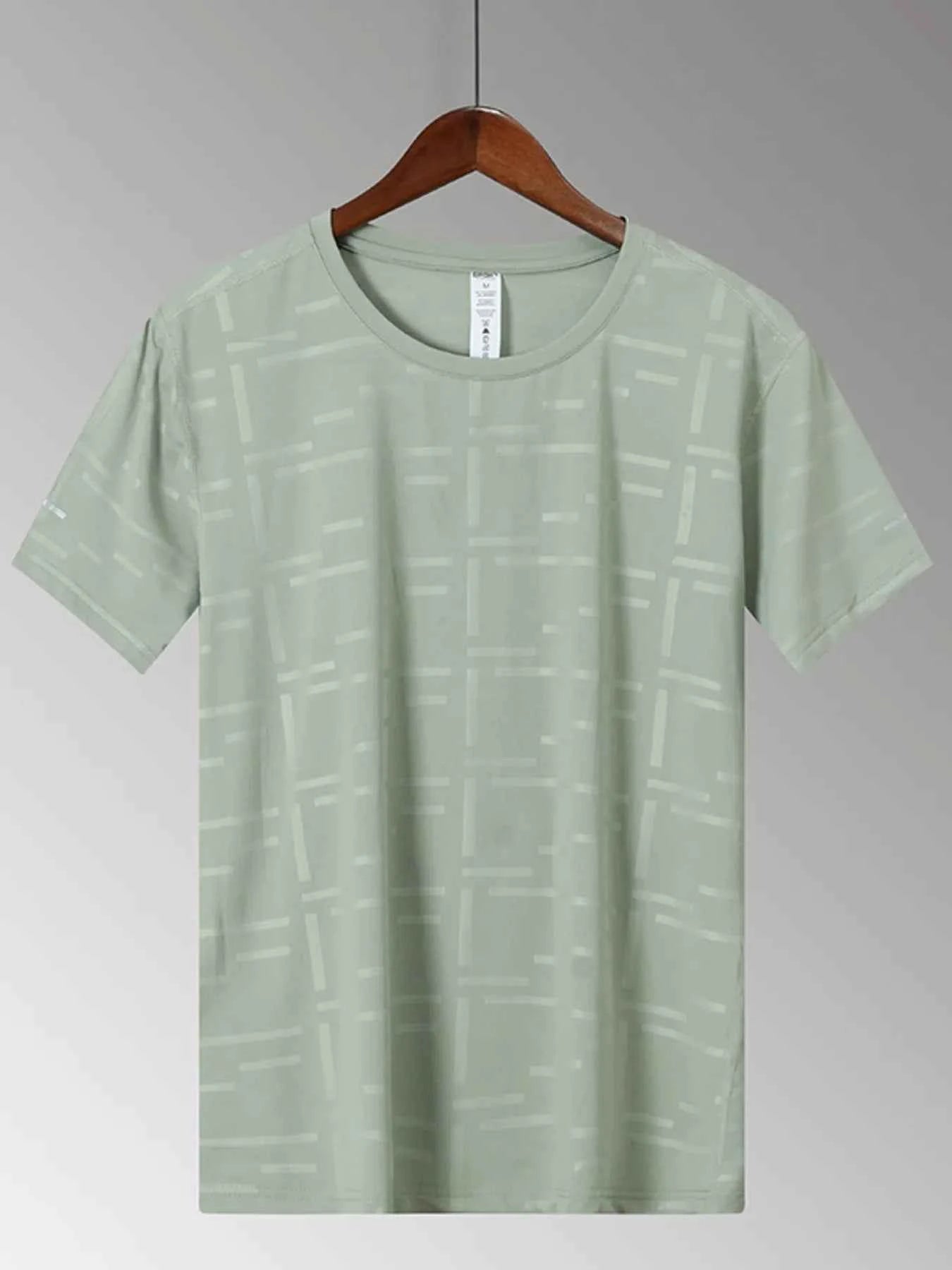 Men's Plus Size Round Neck Short Sleeve T-Shirt